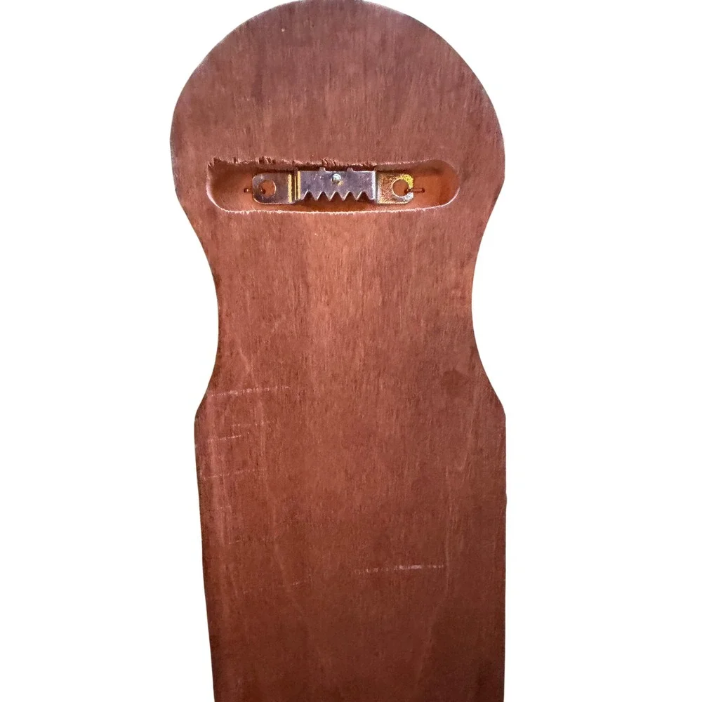 Vintage Pair Wooden Wall Sconce Candle Holders Carved Wheat | Early American